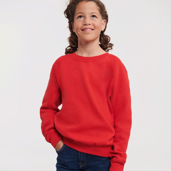 Russell Athletic Kids Raglan Sweatshirt Thumbnail