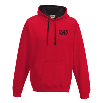 AWDis Varsity Colour Contrast Hoodie Thumbnail