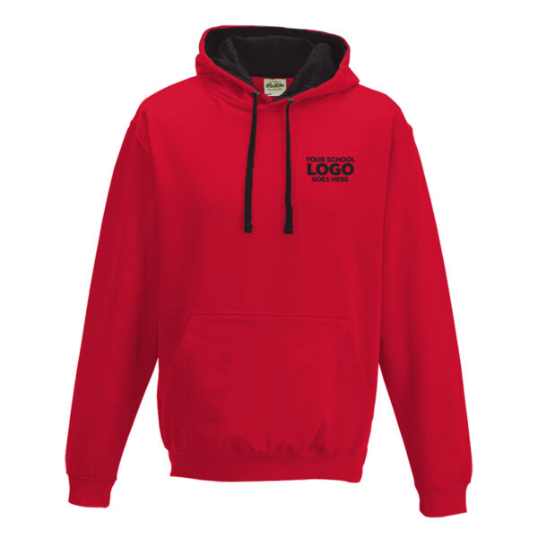 AWDis Varsity Colour Contrast Hoodie Thumbnail