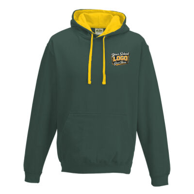 AWDis Varsity Colour Contrast Hoodie Thumbnail